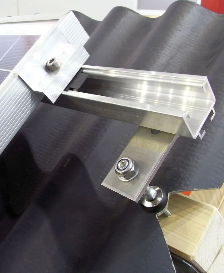 נירוסטה הוק אלומיניום הרכבת על גג השמש הרכבה סוגר