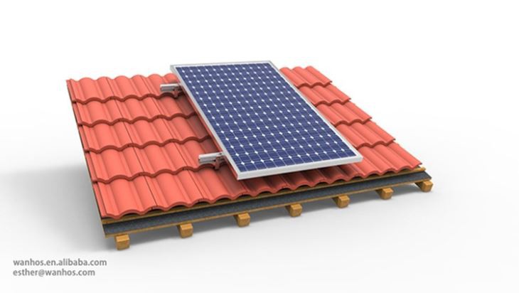 Photovoltaic Bracket Tiles Roof Solar Racking System