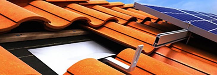 Home Solar Energy Tiles Roof Mounting System