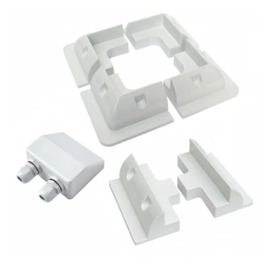 White Solar Panel Mounts For Caravan